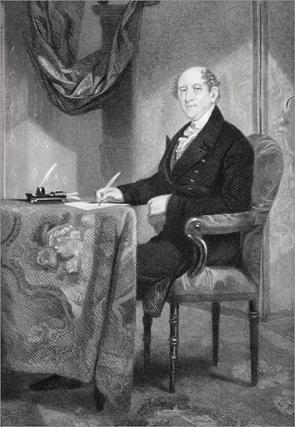 Rufus King 1755-1827. American Diplomat. Helped Frame The Constitution Of The United States. From Painting By Alonzo Chappel