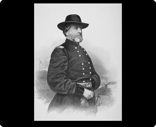 George H. Thomas 1816 To 1870. Union General During American Civil War. From Photograph By Matthew Brady