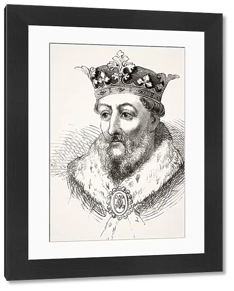 John Of Gaunt, 2Nd Duke Of Lancaster, 1St Duke Of Aquitaine 1340 To 1399 Third Surviving Son Of King Edward Iii From The National And Domestic History Of England By William Aubrey Published London Circa 1890