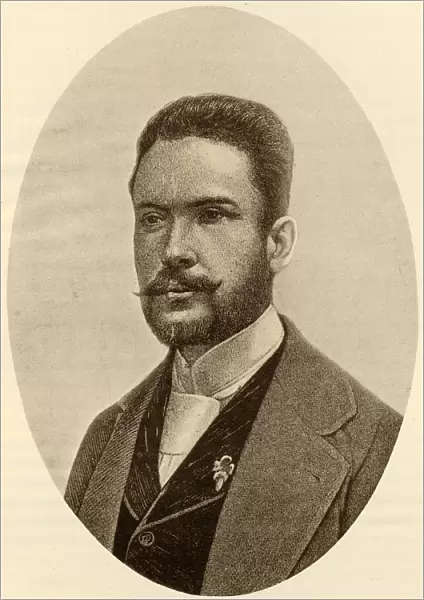 Ruben Dario, Pseudonym Of Felix Ruben Garcia-Sarmento 1867 - 1916. Nicaraguan Poet Journalist And Diplomat. From The Book The Masterpiece Library Of Short Stories, Spanish And Portugeuse, Volume 18