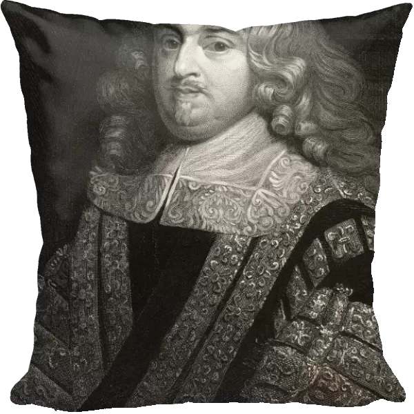 Edward Hyde 1St Earl Of Clarendon, Viscount Cornbury, Sir Edward Hyde And Baron Hyde Of Hindon, 1609-1674. English Statesman, Historian From The Book 'Lodges British Portraits'Published London 1823