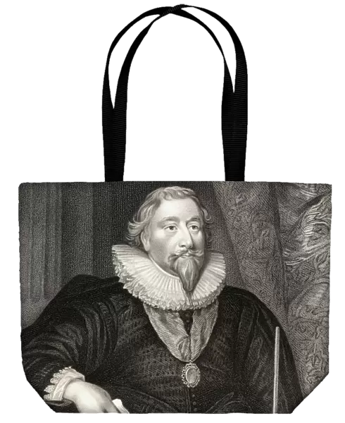 Richard Weston 1St Earl Of Portland 1577-1634 English Statesman From The Book 'Lodges British Portraits'Published London 1823
