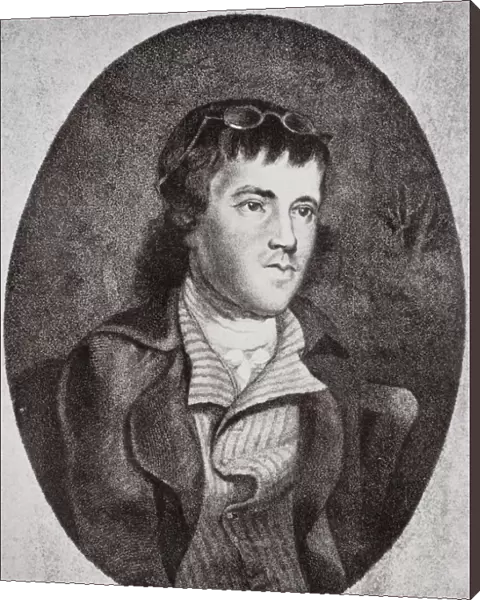 George Dyer, 1755-1841 Aged 40 English Political Pamphleteer, Poet, Scholar, Editor, Classicist And Writer. From A Portrait By J Cristal. From The Book The Life Of Charles Lamb Volume I By E V Lucas Published 1905