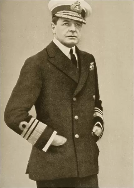 Sir David Beatty, 1871-1936. British Commander-In-Chief Of The Grand Fleet. From An Official Photograph