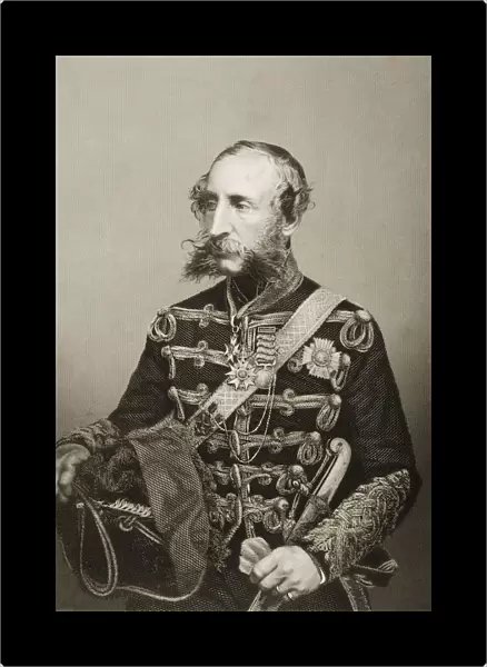 James Thomas Brudenell, 7Th. Earl Of Cardigan, 1797-1868. British General. Engraved By D. J. Pound From A Photograph By John Watkins. From The Book The Drawing-Room Of Eminent Personages Volume 1. Published In London 1860