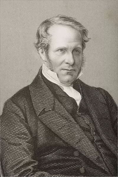 Reverend Baptist Wriothesley Noel, 1799-1873. Baptist Minister. Engraved By D. J. Pound From A Photograph By Mayall. From The Book The Drawing-Room Of Eminent Personages Volume 2. Published In London 1860