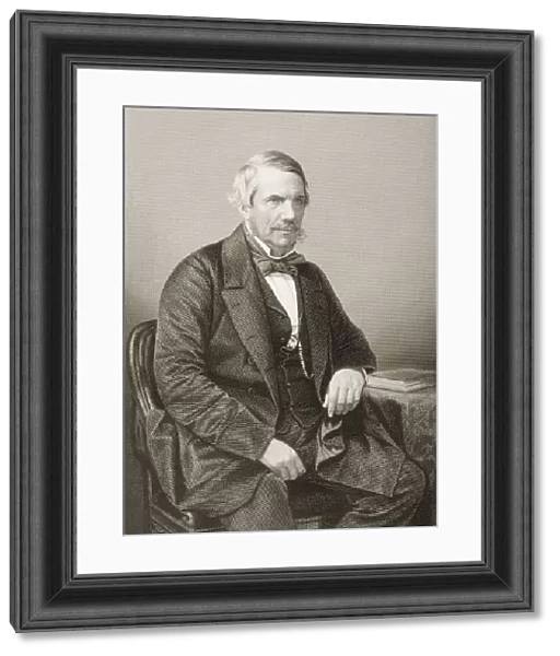 Sir John Laird-Mair Lawrence 1St. Baron Lawrence, 1811-1879. Governor General Of India. Engraved By D. J. Pound From A Photograph By Mayall. From The Book The Drawing-Room Of Eminent Personages Volume 1. Published In London 1860