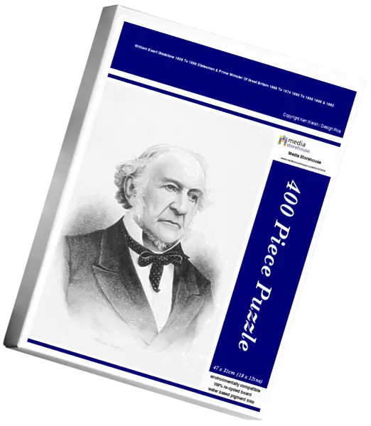 William Ewart Gladstone 1809 To 1898 Statesman & Prime Minister Of Great Britain 1868 To 1874 1880 To 1885 1886 & 1892 To 1894