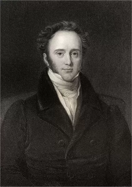 Henry John Temple 3Rd Viscount Palmerston And Baron Temple Of Mount Temple Byname Pam 1784 To 1865 English Whig-Liberal Statesman Engraved By H Cook After J Lucas From The Book National Portrait Gallery Volume Iv Published C 1835