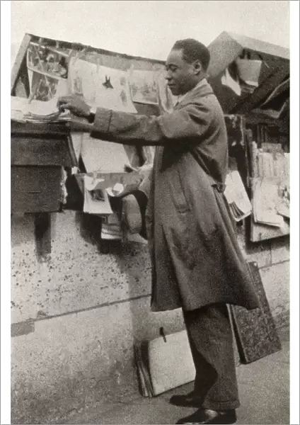 Claude Mckay, 1889 To 1948. Jamaican Writer And Poet. From The Book Back To Montparnasse By Sisley Huddleston, Published 1931