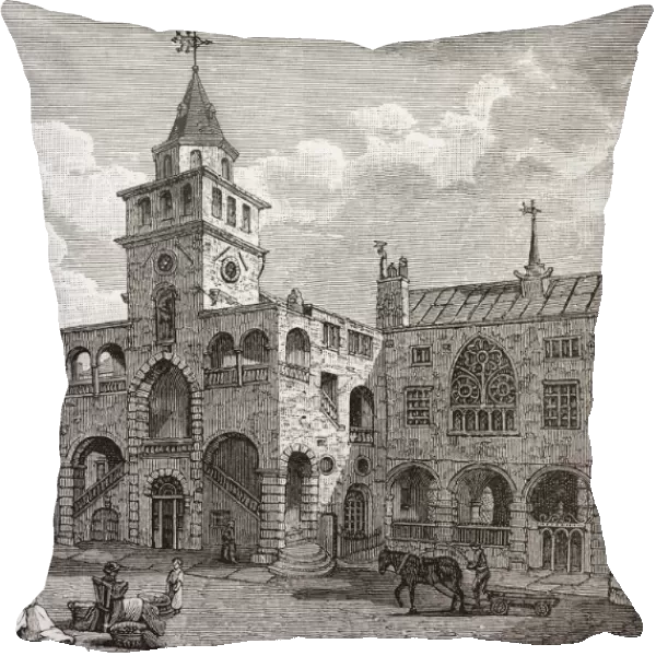 The Exchange, Newcastle-On-Tyne, England In The 17Th Century. From The Book Short History Of The English People By J. R. Green Published London 1893