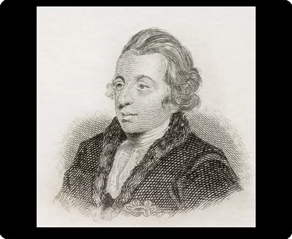 George Colman The Elder, 1732 To 1794. English Dramatist And Essayist. From Crabbs Historical Dictionary Published 1825