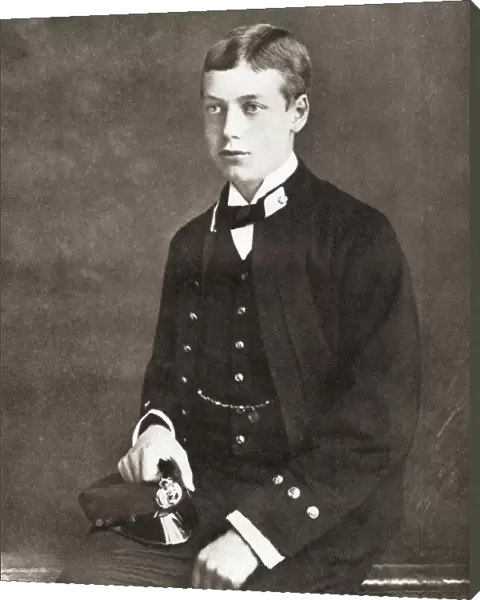 George, Later King George V, As A 15 Year Old Midshipman In 1880. George Frederick Ernest Albert, 1865