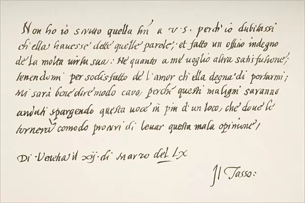 Torquato Tasso, 1544