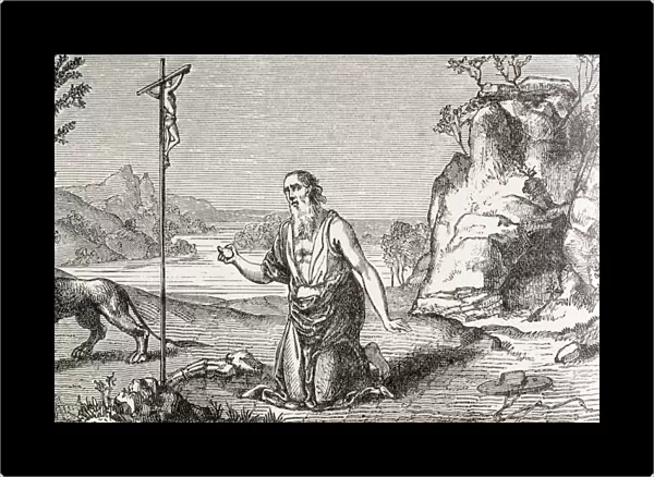 St. Jerome In The Desert Of Chalcis. St. Jerome, C. 347