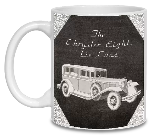 A 1930s Advertisement For A Chrysler Eight De Luxe Car. From The Literary Digest Published 1931