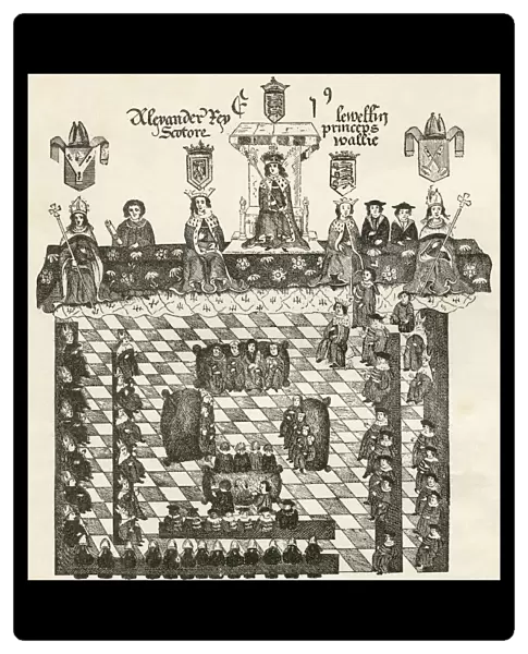 House Of Peers, England, C. 1274. From The Strand Magazine, Published 1896