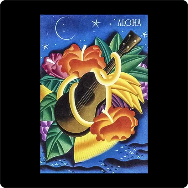 Hawaiian themed artwork