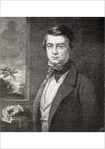 Sir Richard Temple II, 1st Baronet, 1826 - 1902. Seen here aged 20. Administrator in British India and a British politician. From The Strand Magazine, published January to June 1894