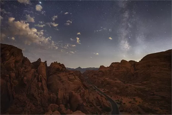 The Milky Way over Valley of Fire State Park; Nevada, United States of America