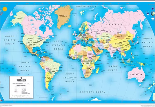 Childrens Political World Map