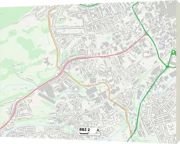 Blackburn with Darwen BB2 2 Map