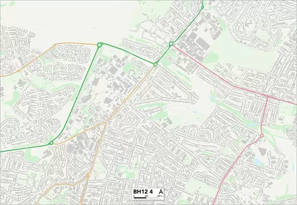 Poole BH12 4 Map