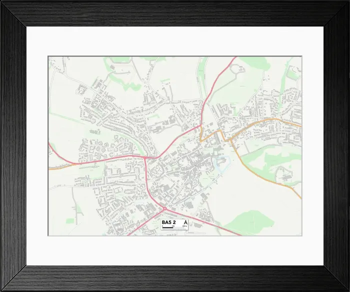 Framed Print : BA Bath A4 Print Framed Print : BA Bath A4 Print