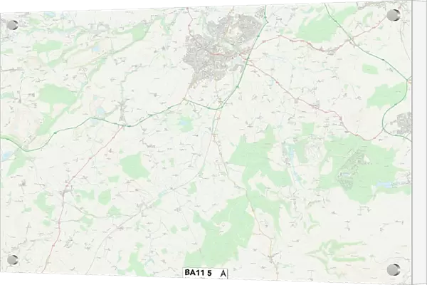 Mendip BA11 5 Map