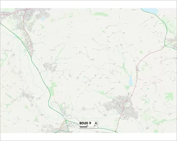 Bradford BD20 9 Map