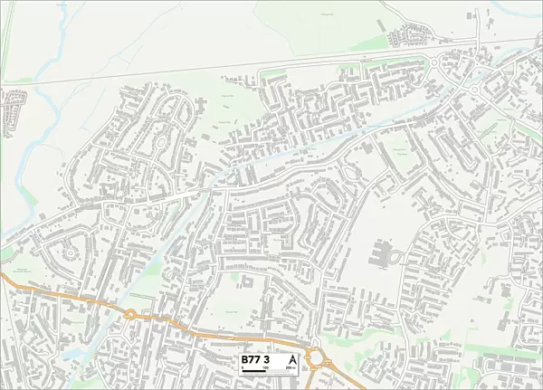 Tamworth B77 3 Map