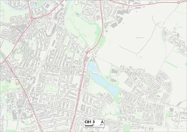 Cambridge CB1 3 Map