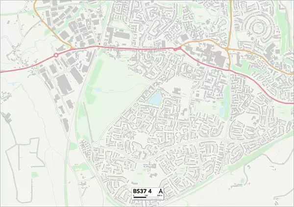 South Gloucestershire BS37 4 Map