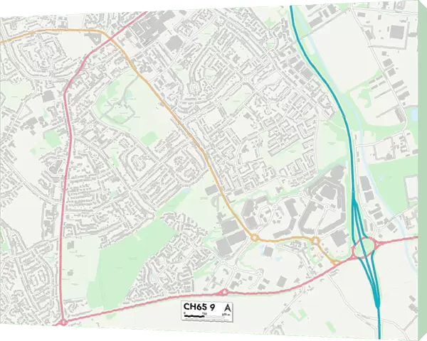 Cheshire West and Chester CH65 9 Map