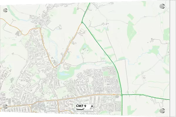 Braintree CM7 9 Map