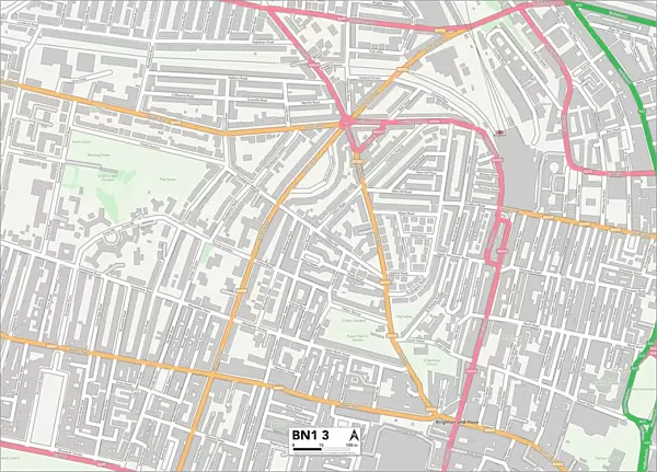 Brighton and Hove BN1 3 Map