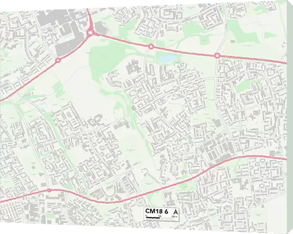 Harlow CM18 6 Map