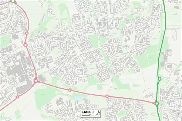 Harlow CM20 3 Map