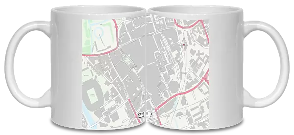 Cardiff CF10 2 Map
