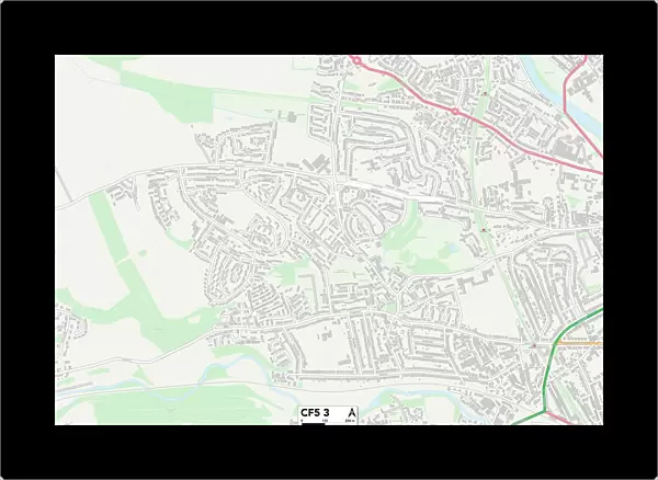 Cardiff CF5 3 Map