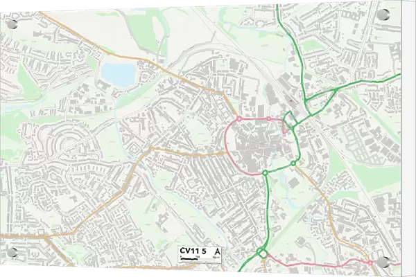 Nuneaton & Bedworth CV11 5 Map