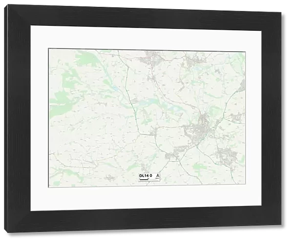 County Durham DL14 0 Map