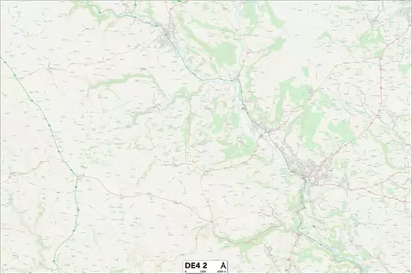 Derbyshire Dales DE4 2 Map