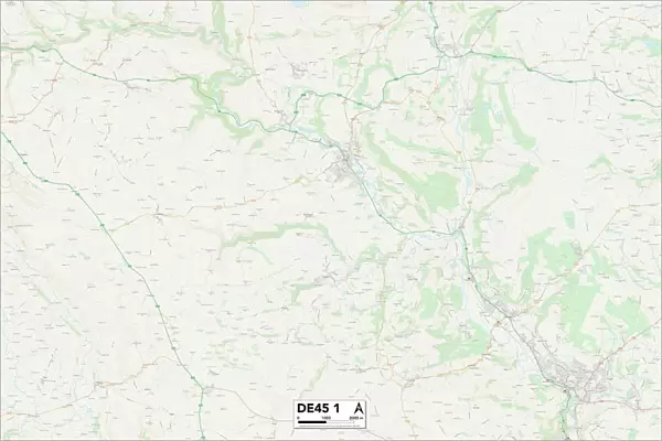 Derbyshire Dales DE45 1 Map
