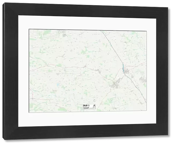 North Yorkshire DL8 1 Map