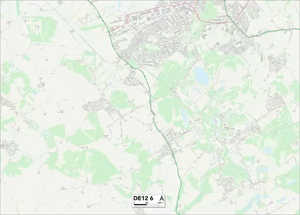 South Derbyshire DE12 6 Map