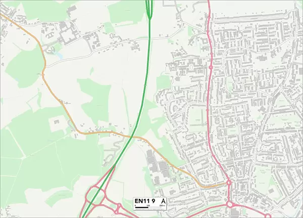 Broxbourne EN11 9 Map