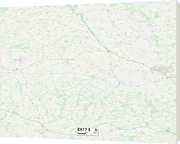 Mid Devon EX17 5 Map