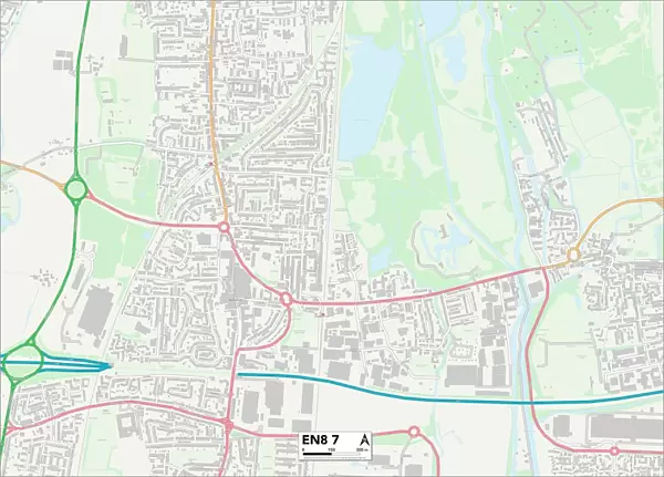 Enfield EN8 7 Map