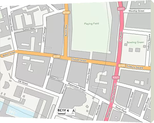 Islington EC1Y 4 Map